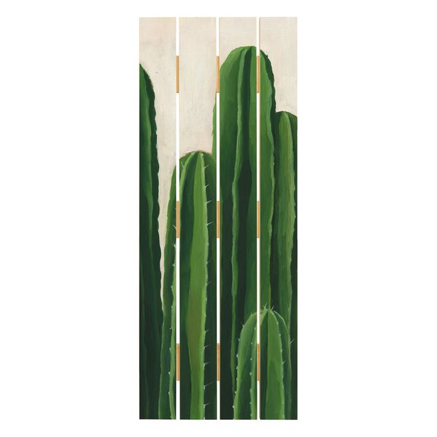 Cuadros de madera Favorite Plants - Cactus