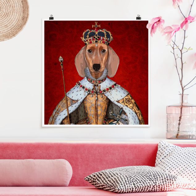 Cuadros perros Animal Portrait - Dachshund Queen