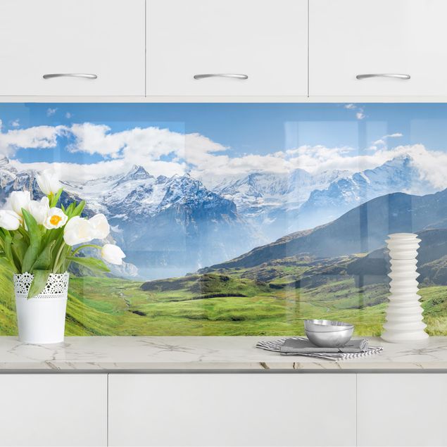 Decoración cocina Swiss Alpine Panorama