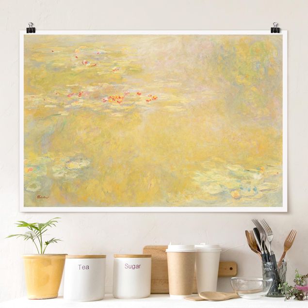Decoración de cocinas Claude Monet - The Water Lily Pond