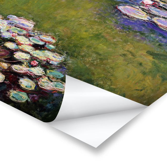 Póster cuadros famosos Claude Monet - Water Lilies
