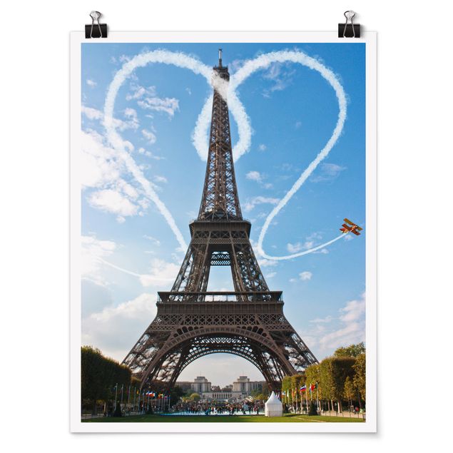 Cuadros de ciudades Paris - City Of Love