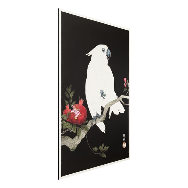 Decoración cocina Asian Vintage Illustration White Cockatoo