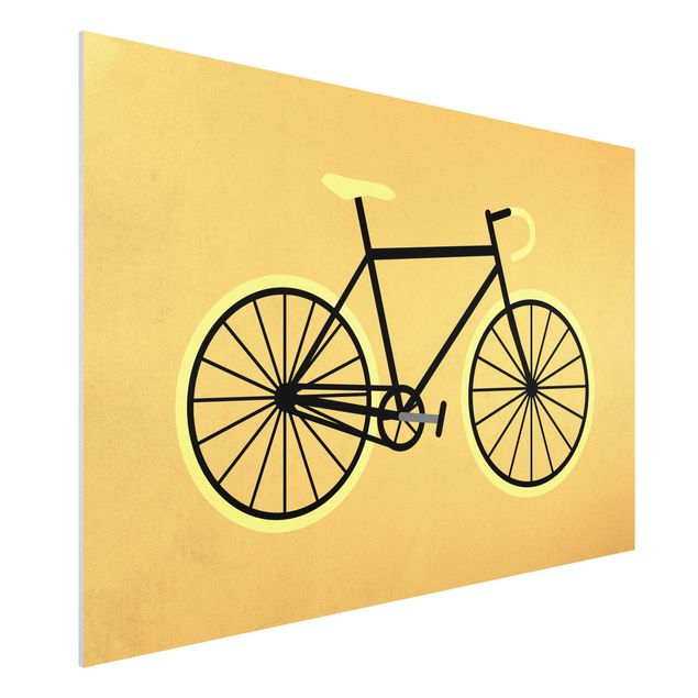 Decoración en la cocina Bicycle In Yellow