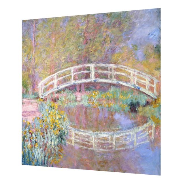 Panel antisalpicaduras cocina flores Claude Monet - Bridge Monet's Garden