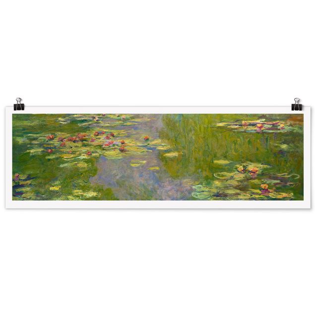 Estilos artísticos Claude Monet - Green Waterlilies