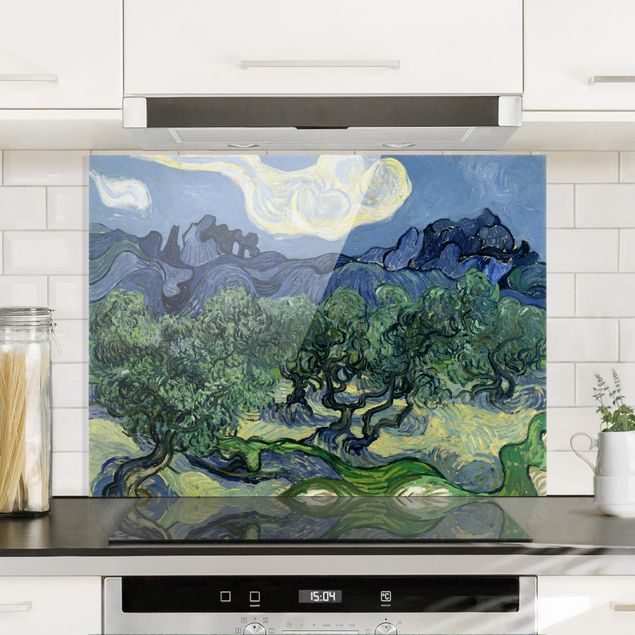 Decoración de cocinas Vincent van Gogh - Olive Trees