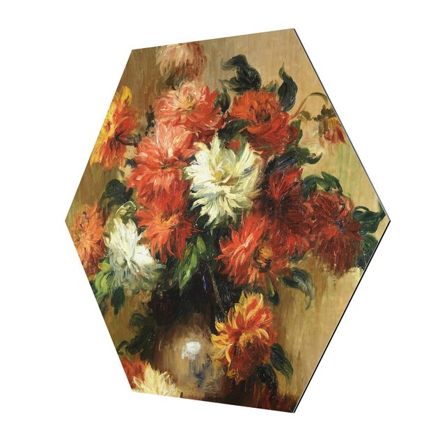 Cuadros de flores modernos Auguste Renoir - Still Life with Dahlias