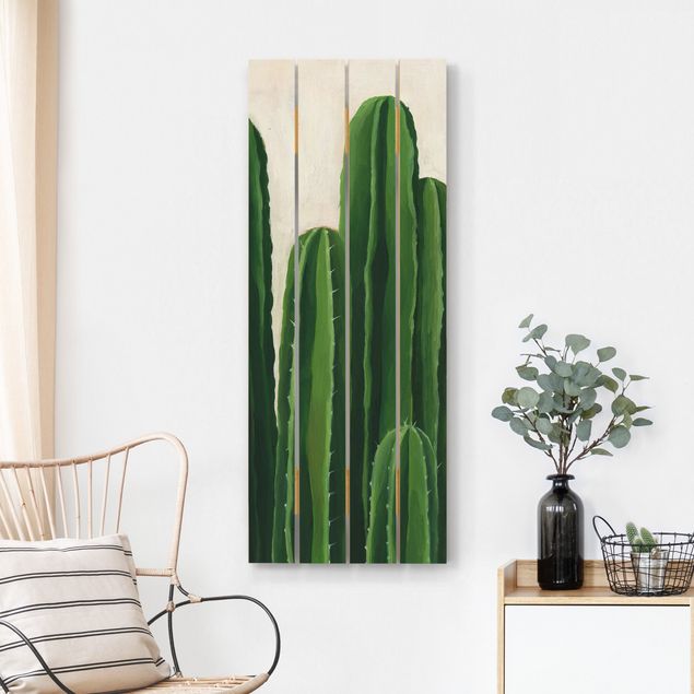 Cuadros de madera flores Favorite Plants - Cactus