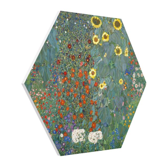 Cuadros famosos Gustav Klimt - Garden Sunflowers
