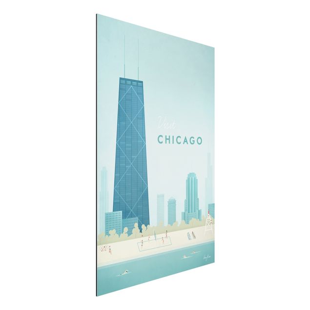 Decoración de cocinas Travel Poster - Chicago