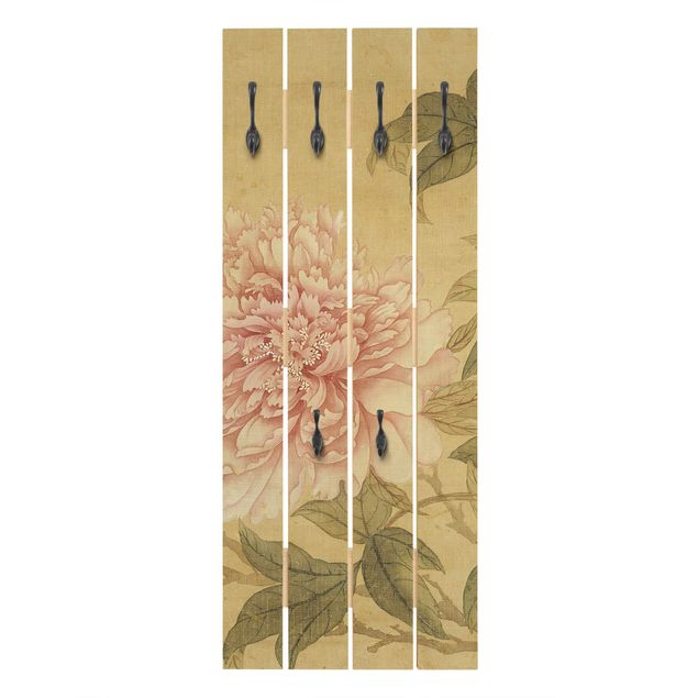 Percheros de pared efecto madera Yun Shouping - Chrysanthemum