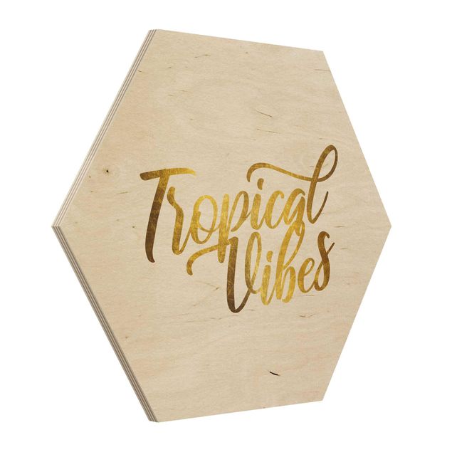 Cuadros Gold - Tropical Vibes