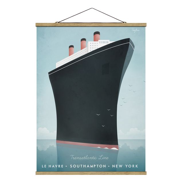 Cuadros marinos Travel Poster - Cruise Ship