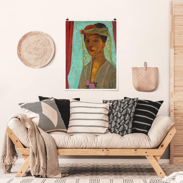 Decoración cocina Paula Modersohn-Becker - Self-Portrait with a Hat and Veil