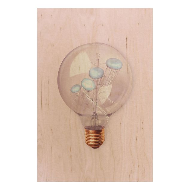 Cuadros Jonas Loose Light Bulb With Jellyfish
