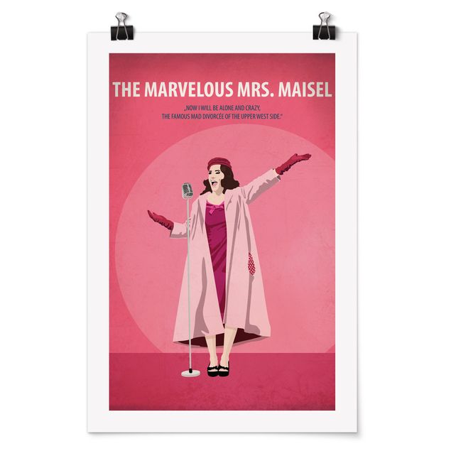 Cuadro retratos Film Poster The Marvelous Mrs. Maisel