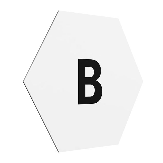 Cuadros modernos Letter White B