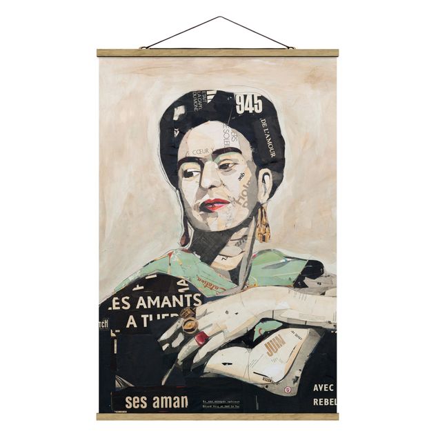 Cuadros de retratos Frida Kahlo - Collage No.4