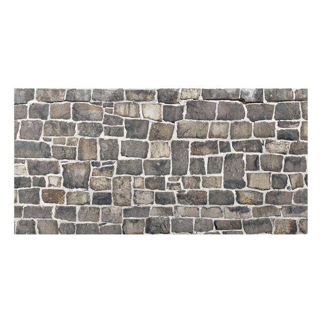 Paneles de vidrio para cocinas Crushed Stone Wallpaper Stone Wall