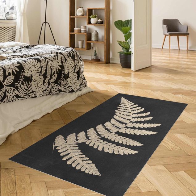 Pasilleros alfombras Fern With Linen Structure IV