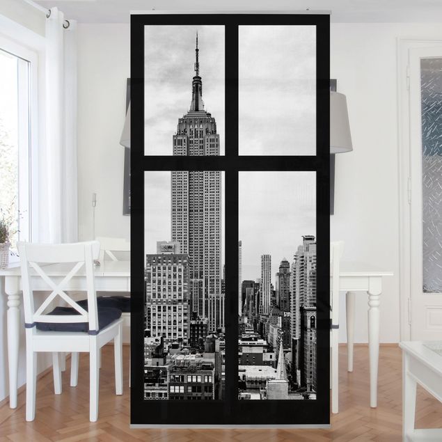Decoración de cocinas Window New York Empire State Building