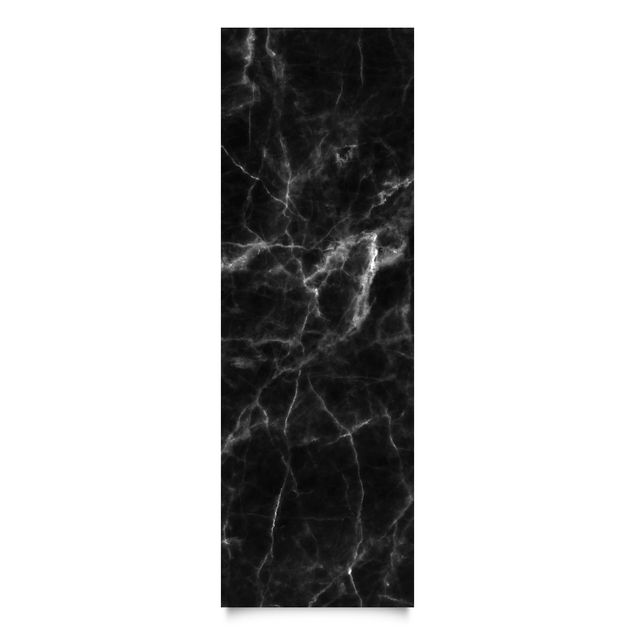 Láminas adhesivas en negro Nero Carrara