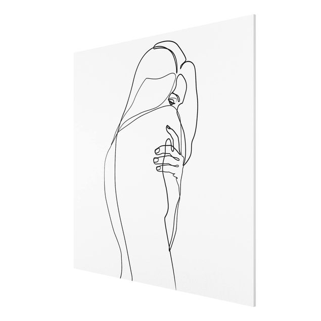 Cuadros desnudo Line Art Nude Shoulder Black And White