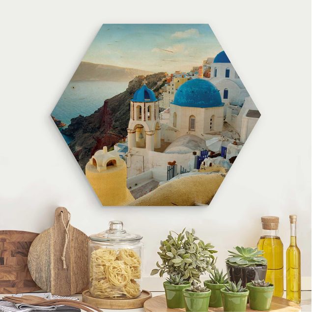 Decoración de cocinas Santorini