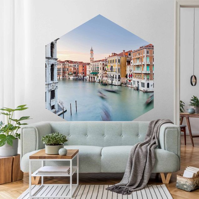 Papel pintado moderno Grand Canal View From The Rialto Bridge Venice