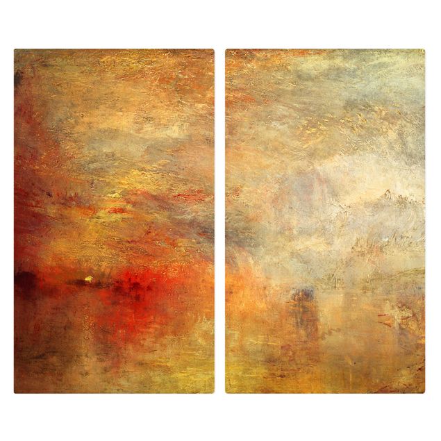 Turner cuadros Joseph Mallord William Turner - Sunset Over A Lake