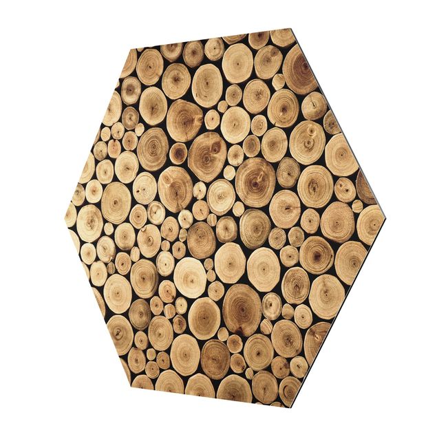 cuadros hexagonales Homey Firewood