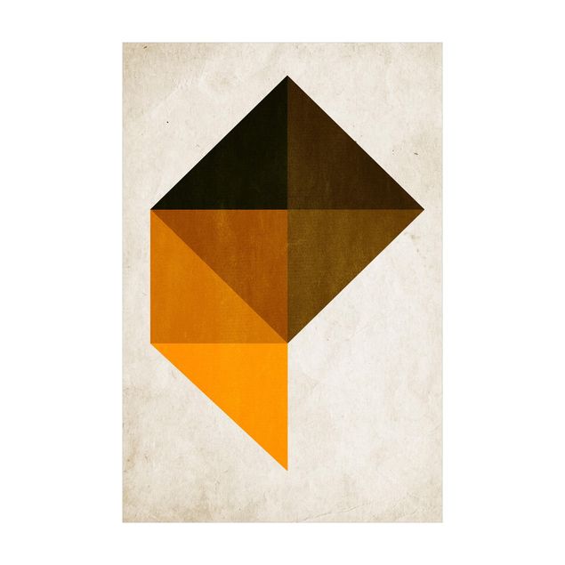 Alfombras naranjas Geometrical Trapezoid
