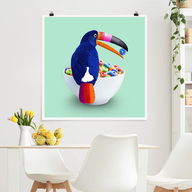 Póster cuadros famosos Breakfast With Toucan