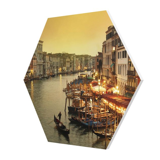 Cuadros hexagonales Grand Canal Of Venice