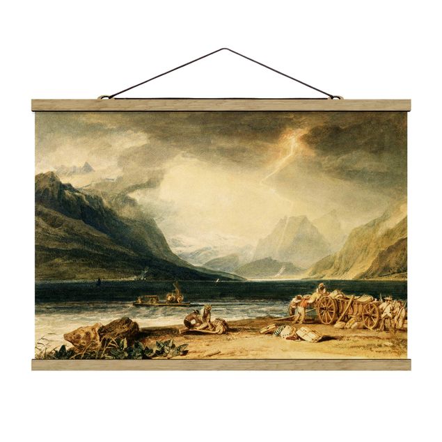 Estilos artísticos William Turner - The Lake of Thun, Switzerland