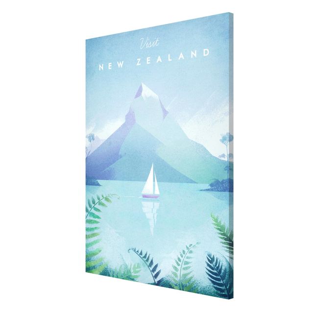 Cuadros de montañas Travel Poster - New Zealand
