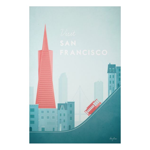 Cuadros de ciudades Travel Poster - San Francisco