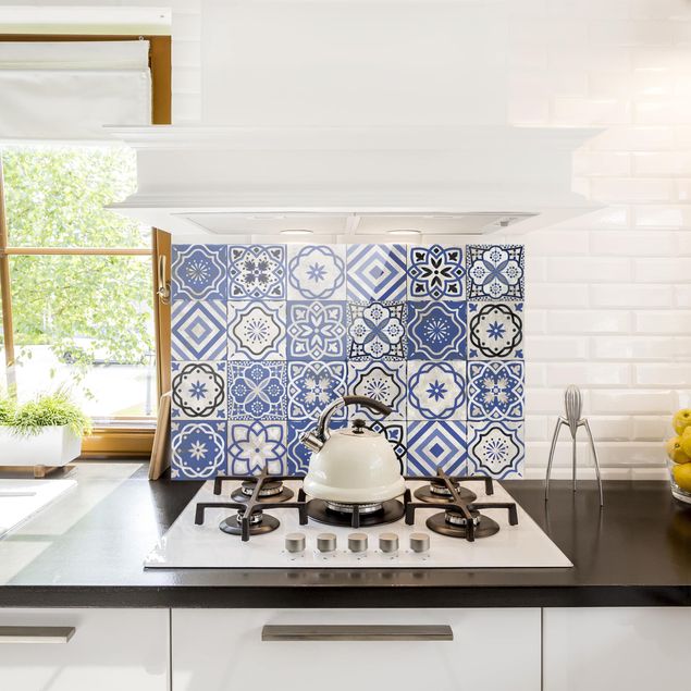 Panel antisalpicaduras cocina patrones Mediterranean Tile Pattern