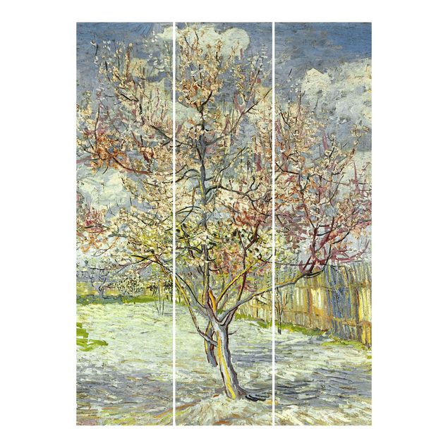 Cuadros puntillismo Vincent Van Gogh - Peach Blossom In The Garden