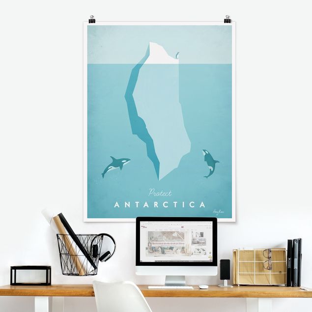 Decoración en la cocina Travel Poster - Antarctica