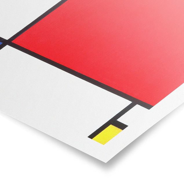 Estilos artísticos Piet Mondrian - Composition With Red Blue Yellow