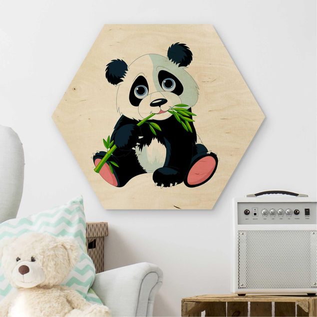 Cuadros decorativos Nibbling Panda