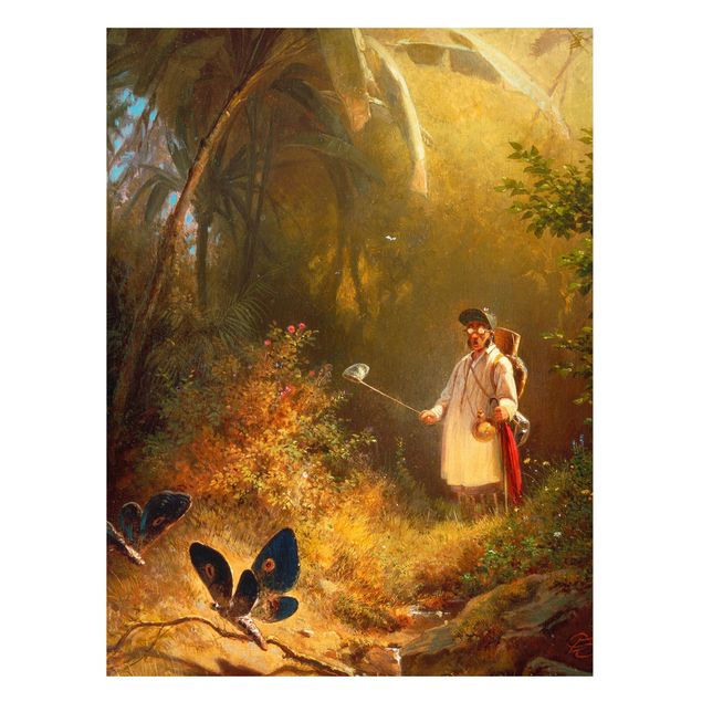 Estilo artístico Romanticismo Carl Spitzweg - The Butterfly Hunter