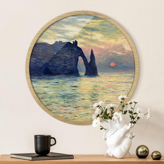Cuadros Impresionismo Claude Monet - Rock Sunset