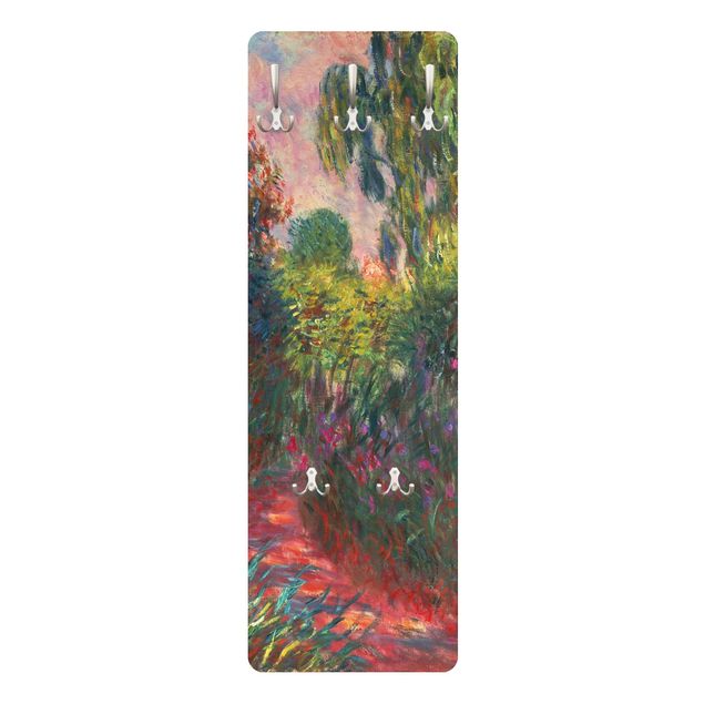 Percheros de pared de flores Claude Monet - Japanese Bridge In The Garden Of Giverny