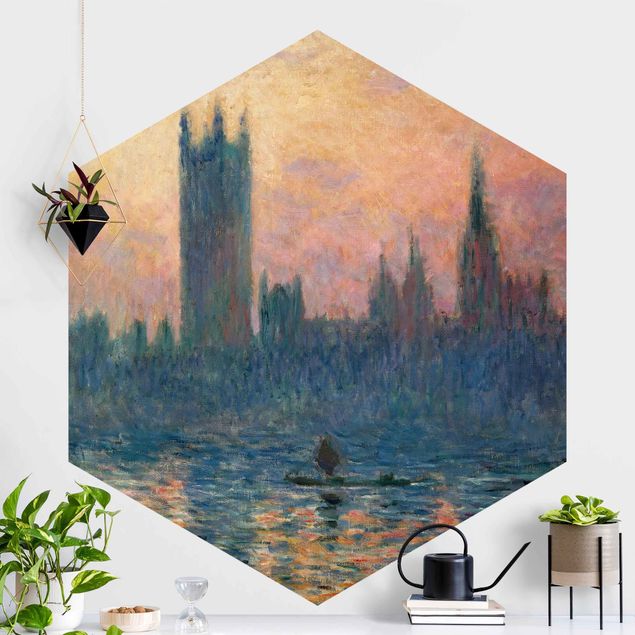 Papel pintado Londres Claude Monet - London Sunset