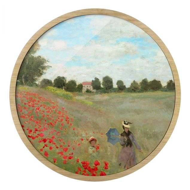 Estilos artísticos Claude Monet - Poppy Field At Argenteuil