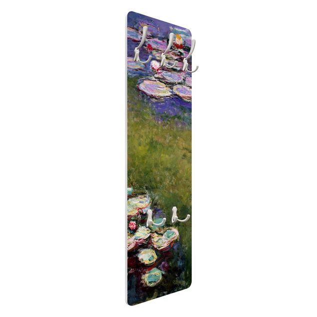 Perchero verde Claude Monet - Water Lilies