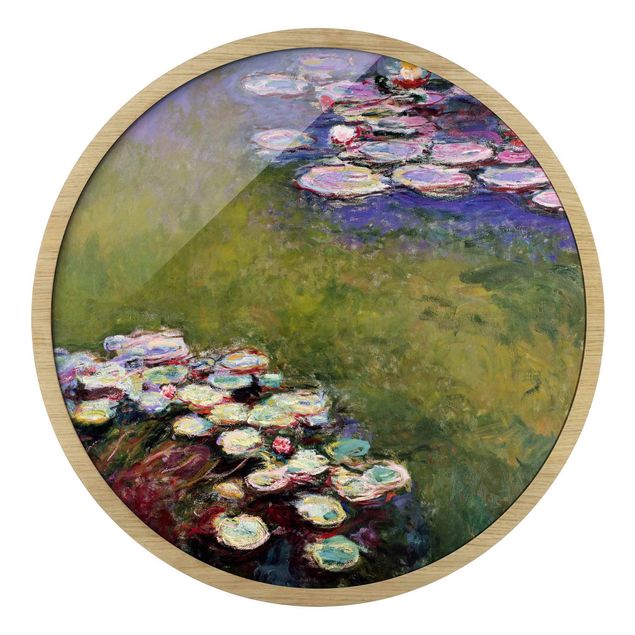 Cuadro redondo Claude Monet - Water Lilies